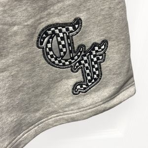 Teddy Fresh Gray Shorts with Black Logo